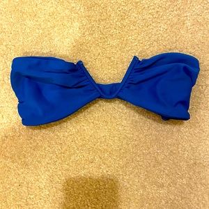Mikoh royal blue bikini top xs bandeau